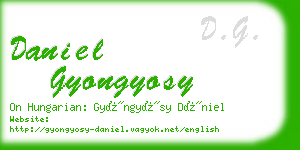 daniel gyongyosy business card